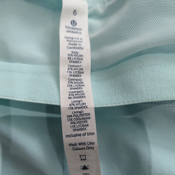 BNWT Lululemon Scoop me up tank II - aquamarine - size 6 - Picture 12 of 13